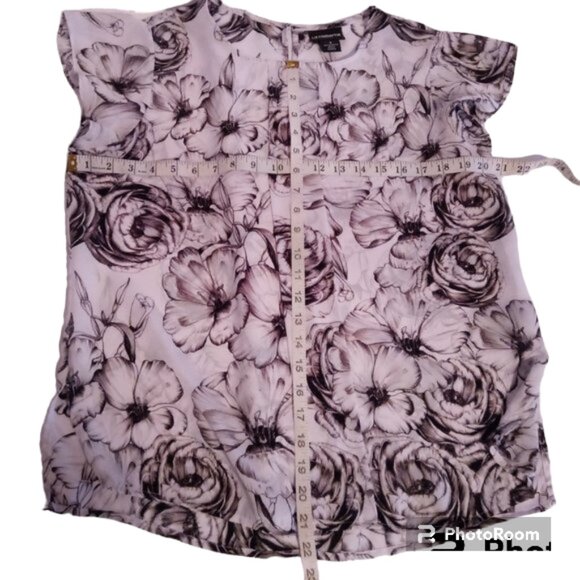 Liz Claiborne lightweight flowy blouse sz M - Picture 8 of 8